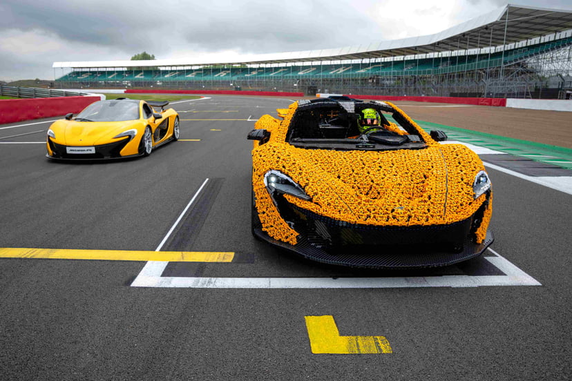 Life Size, Driveable Lego Technic Version Of Mc Laren P1 Supercar