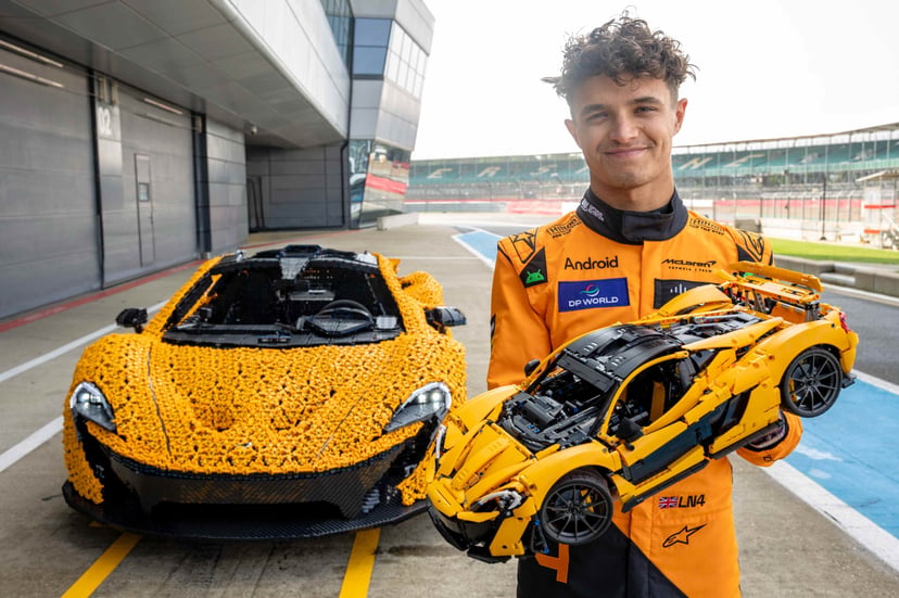 Life Size, Driveable Lego Technic Version Of Mc Laren P1 Supercar