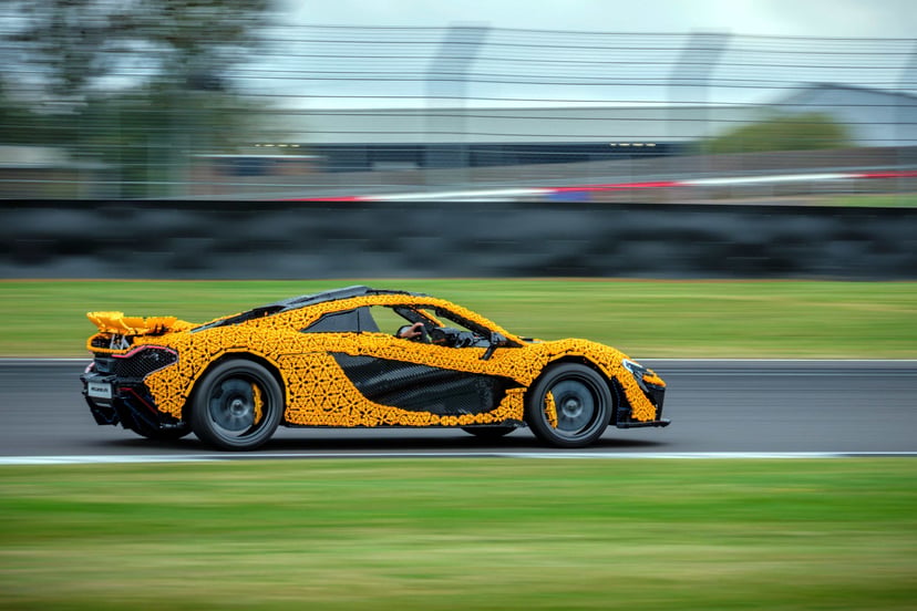 Life Size, Driveable Lego Technic Version Of Mc Laren P1 Supercar