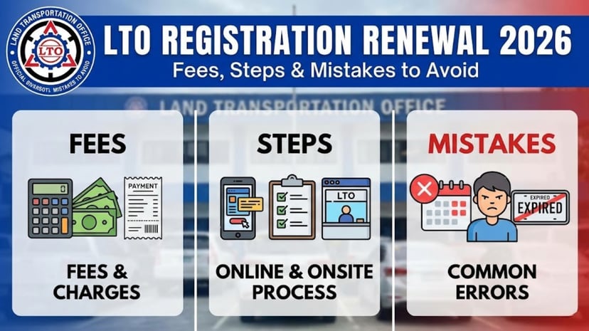 The Motorist Guide to LTO registration renewal 2026: fees, steps & mistakes, photo 1